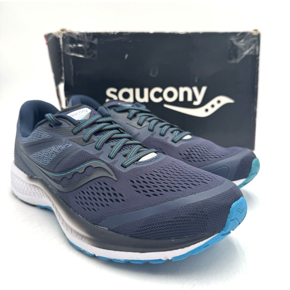 Saucony OMNI 19 Men's NWD Running Sneaker Blue US Size 8 Medium (S20570-20) - Picture 1 of 12
